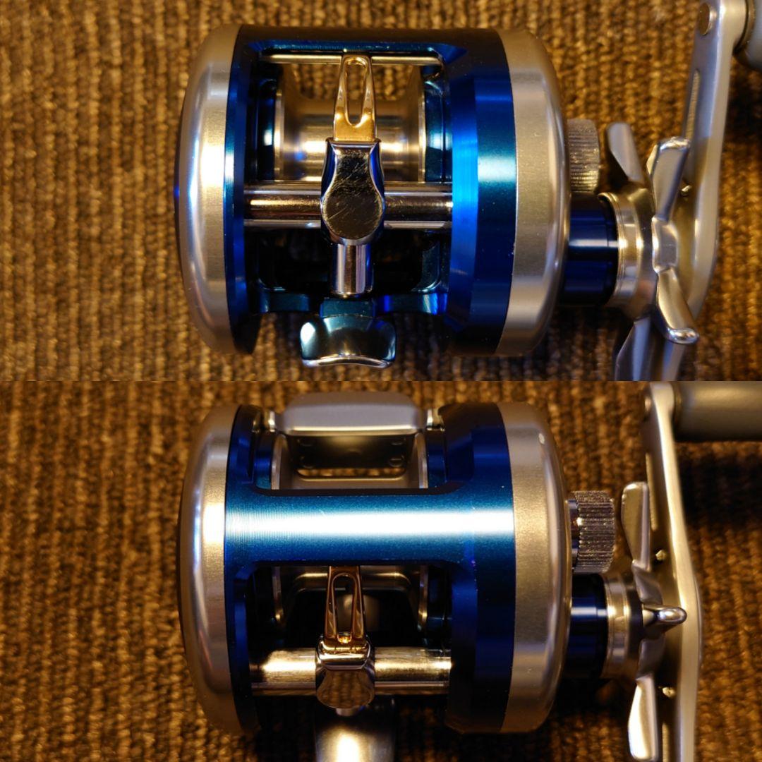 希少美品 ダイワ 02ミリオネア ベイエリアスペシャル 100L レフトハンドル