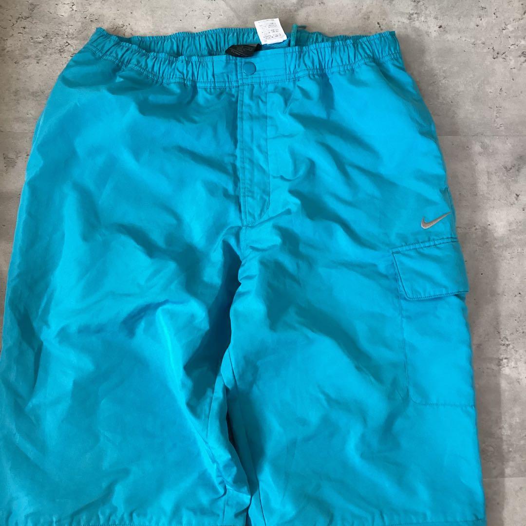 NIKE ナイキ　2way ジャージパンツ ハーフパンツ　ブルー　青