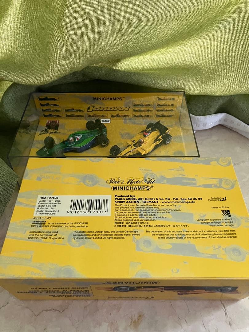 ミニチャンプス　F1 1/43 JORDAN1991&JORDAN2005