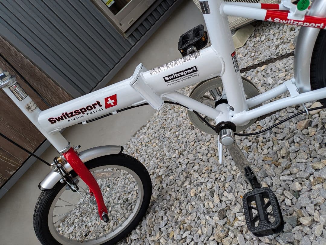 Switzsport 折りたたみ自転車 ホワイト　16インチ　LSW-H16