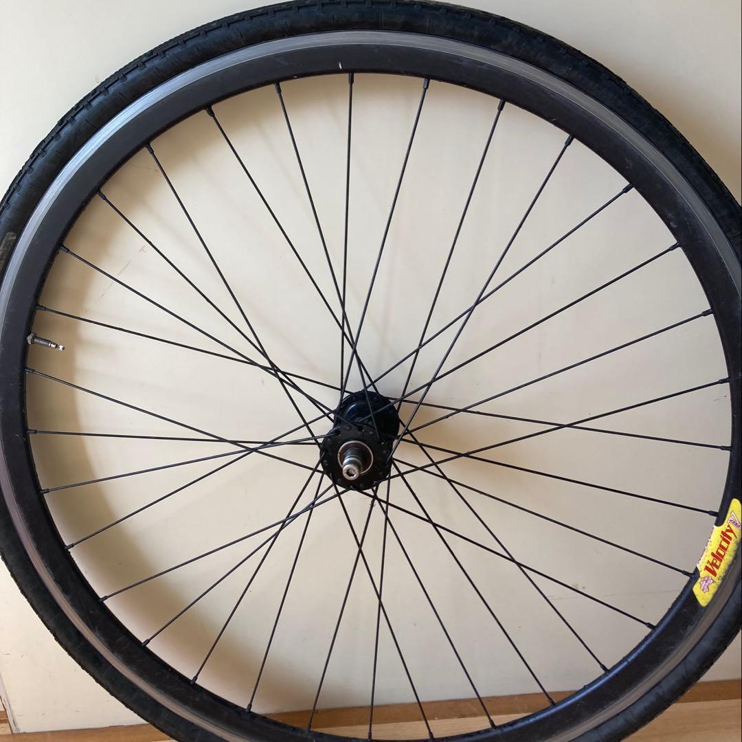 前後 philwood track hub × VELOCITY deep-v