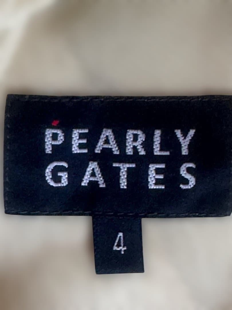 パーリーゲーツ　PEARLY GATES ノースリーブジャケット サイズ4