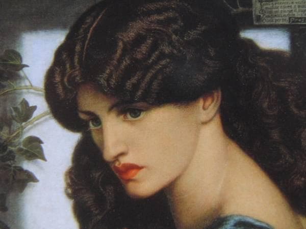 ダンテ・ゲイブリエル・ロセッティ、プロセルピナ、希少な画集より