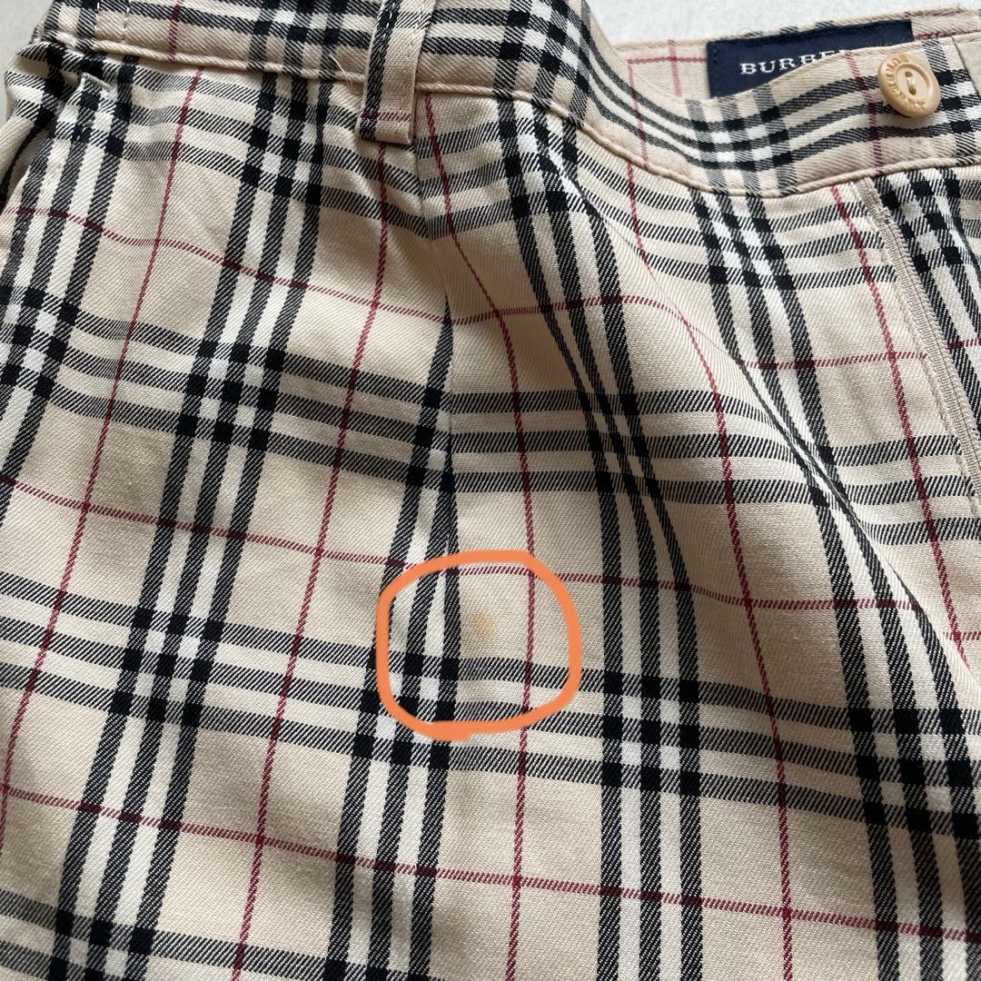 【15号2XL】BURBERRY GOLF ノバチェック柄　パンツ　大きめ