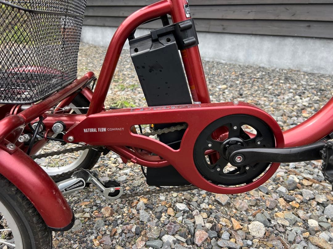 【美品】アシスト三輪車（Takeda）ナチュラルフローコンパクト★ヘルメット付き
