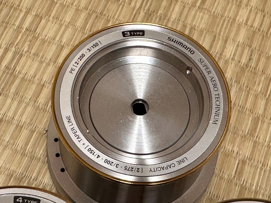 シマノ スーパーエアロ テクニウム 替スプール3個セット 美品！