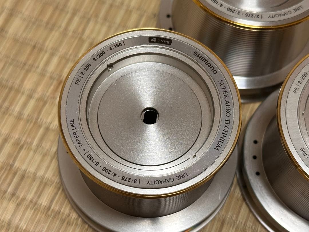シマノ スーパーエアロ テクニウム 替スプール3個セット 美品！