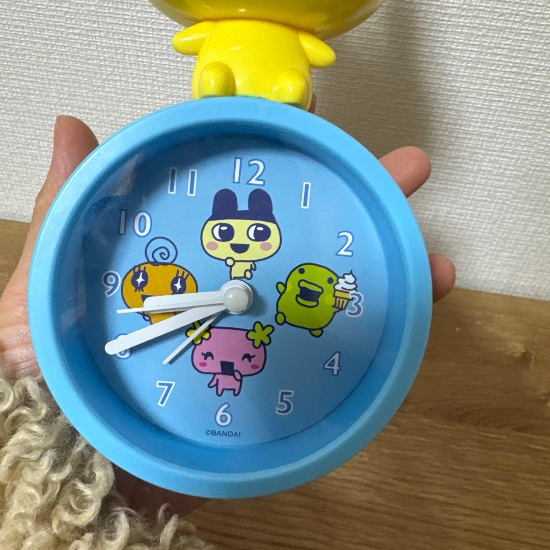 たまごっち まめっち キャラクター付き目覚まし時計