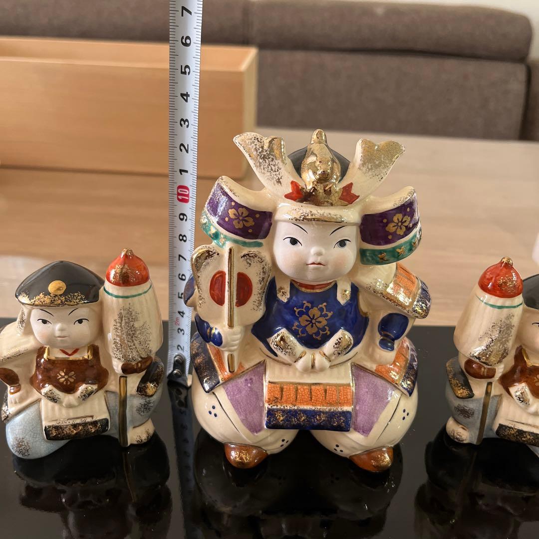 五月人形　陶器　薬師窯