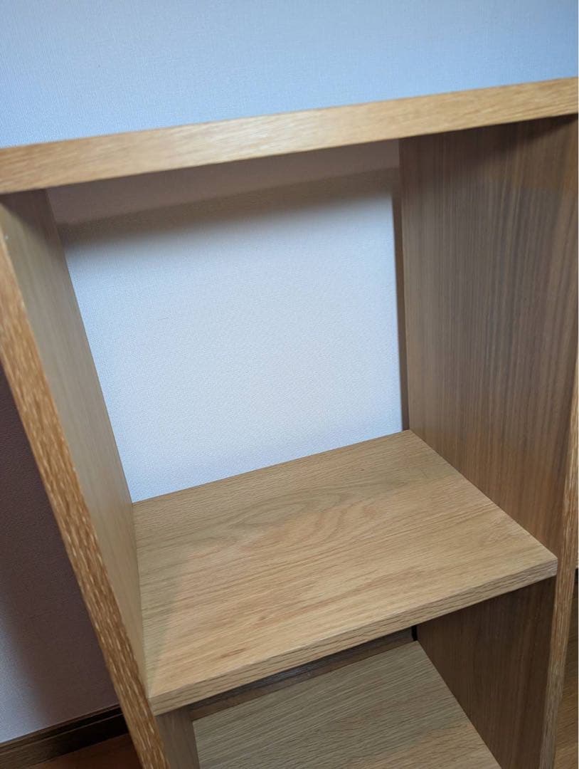 ■送料込■無印良品 スタッキングシェルフ 木製家具 棚 オーク材 収納 MUJI
