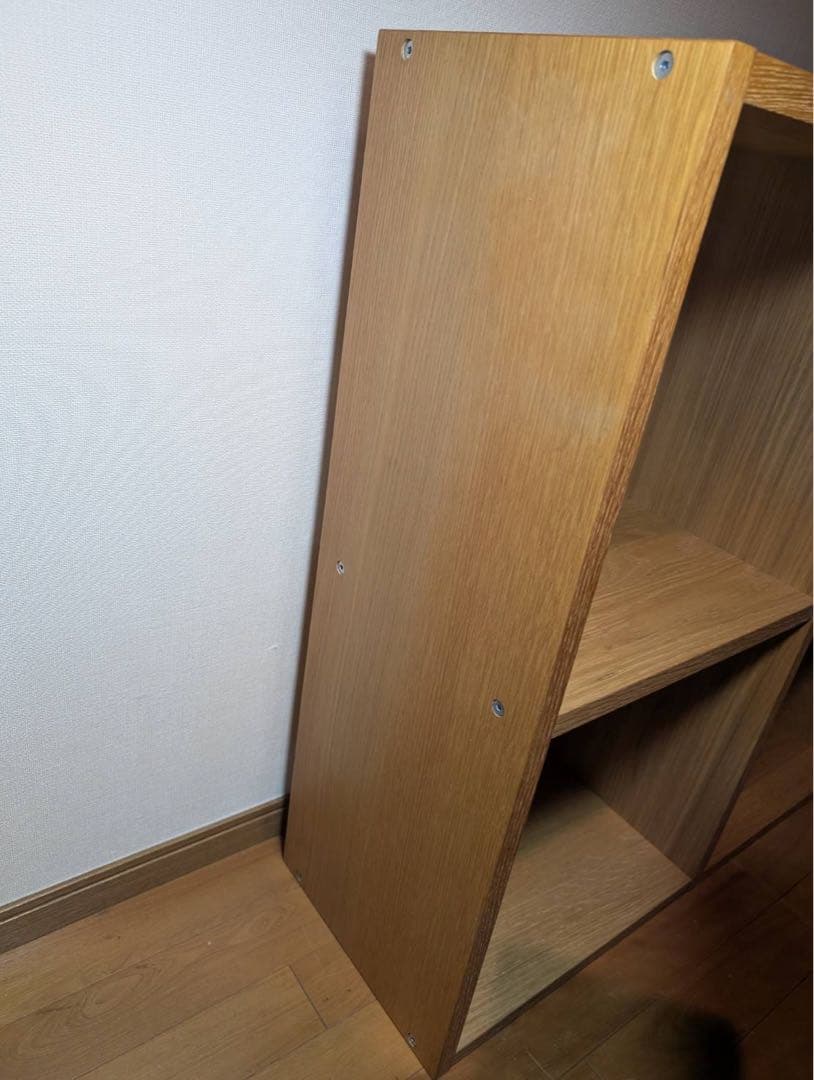 ■送料込■無印良品 スタッキングシェルフ 木製家具 棚 オーク材 収納 MUJI