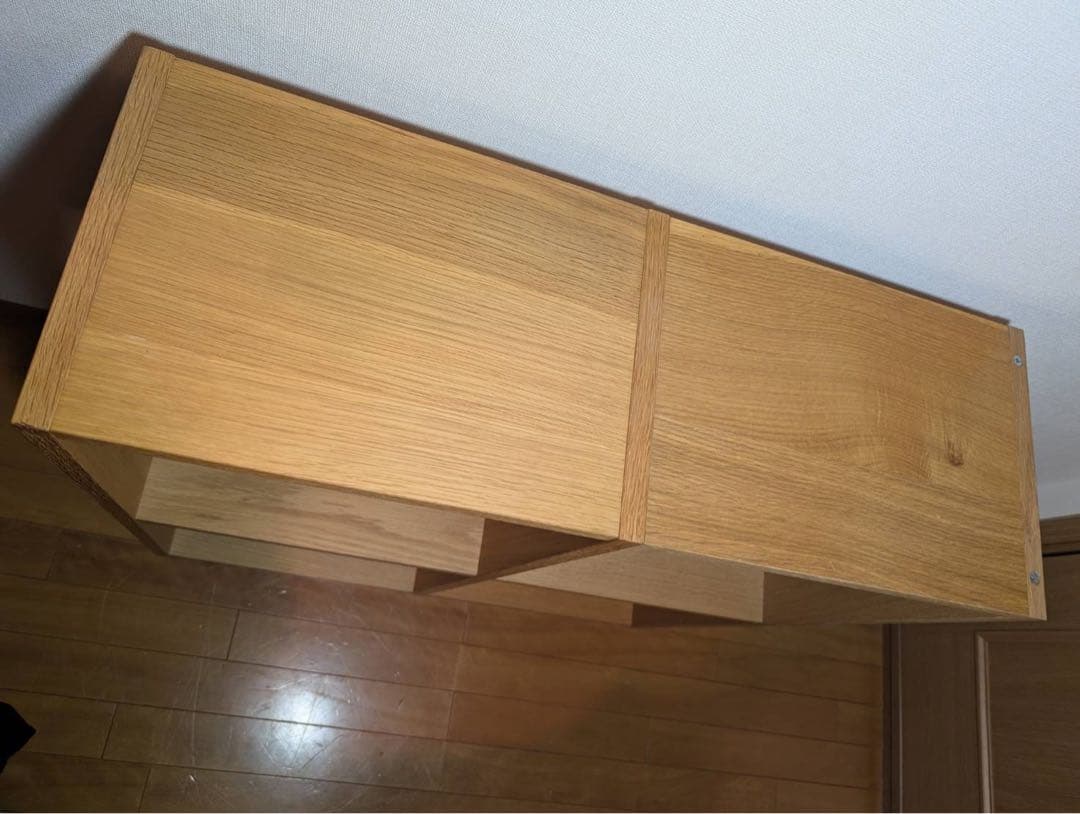 ■送料込■無印良品 スタッキングシェルフ 木製家具 棚 オーク材 収納 MUJI
