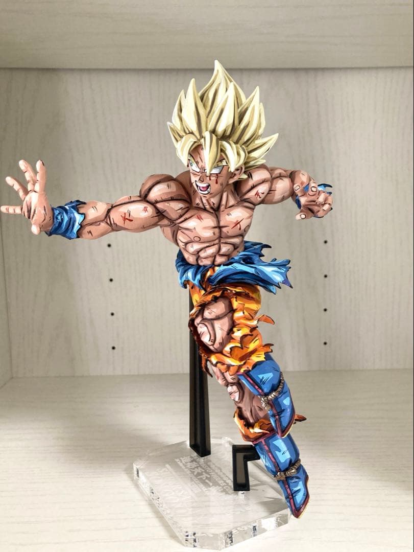 ドラゴンボール フィギュア リペイント 超サイヤ人 孫悟空 造形天下一武道会5
