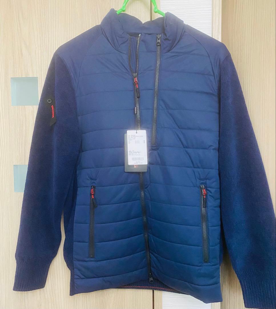 BRIEFING MS WINDBLOCK KNIT BLOUSON ネイビー