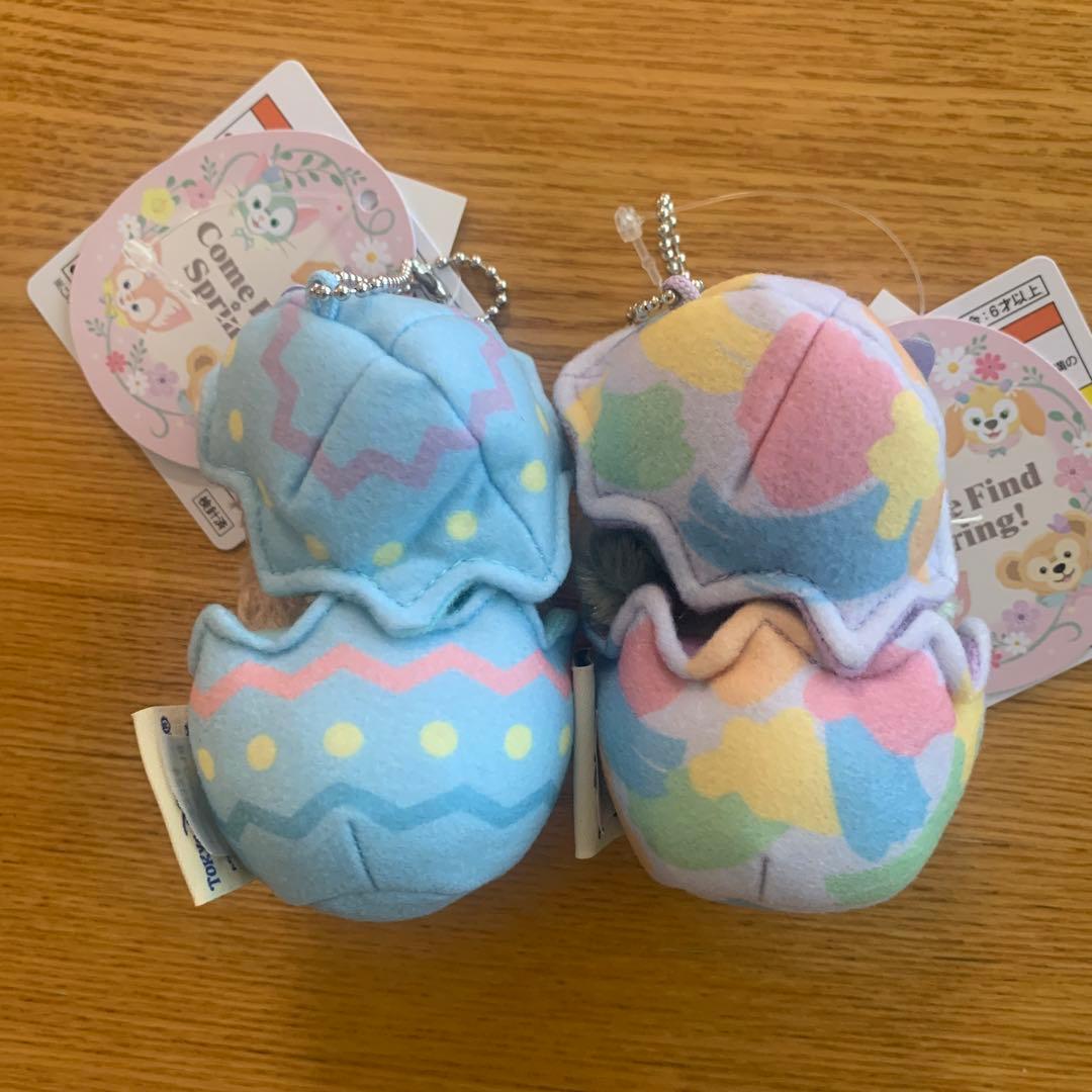 ダッフィー　ジェラトーニ　ぬいぐるみチャーム　カムファインドスプリング