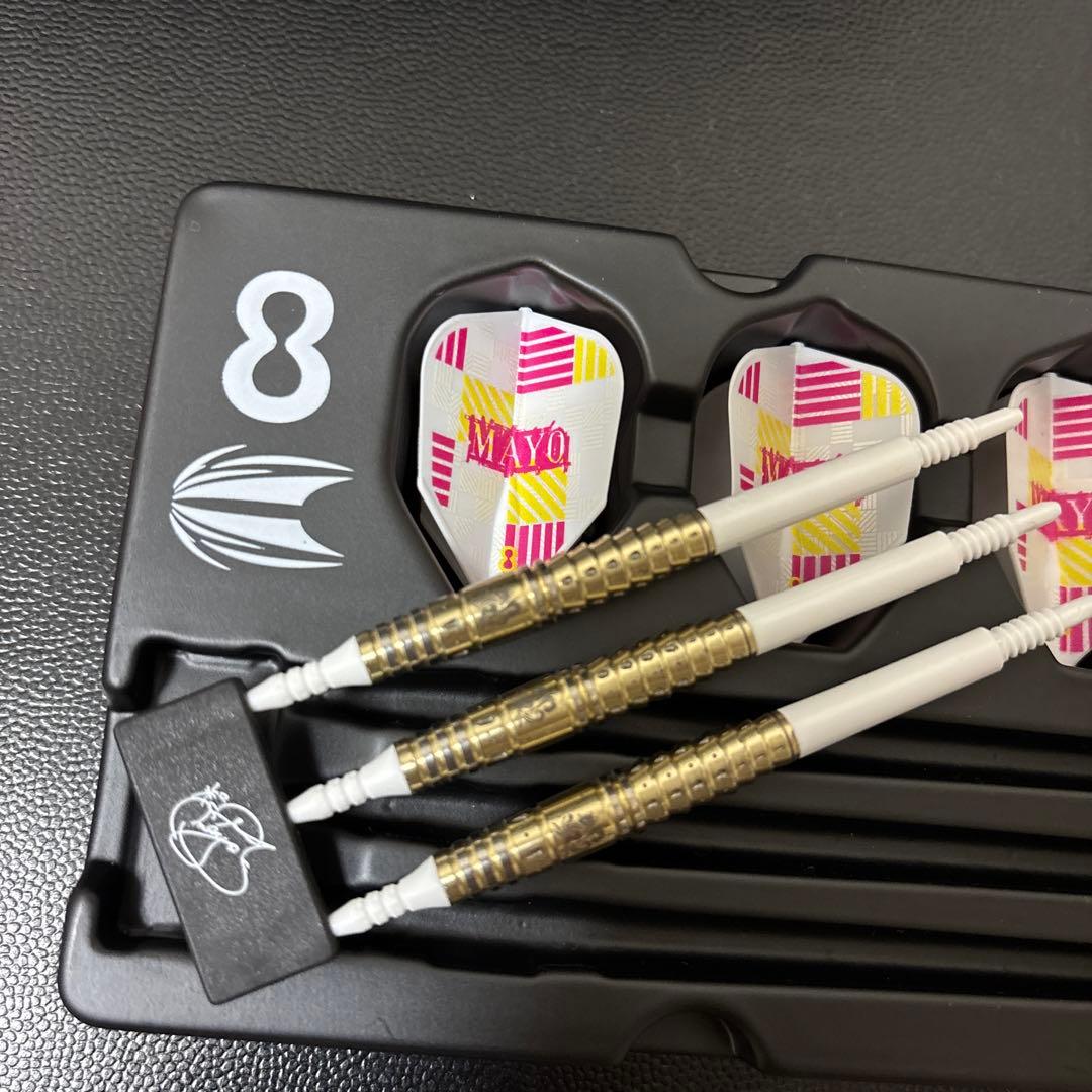 美品　完売品　森田真結子選手　ダーツ　バレル　ゴールド　 MAYOG4 まよんぬ