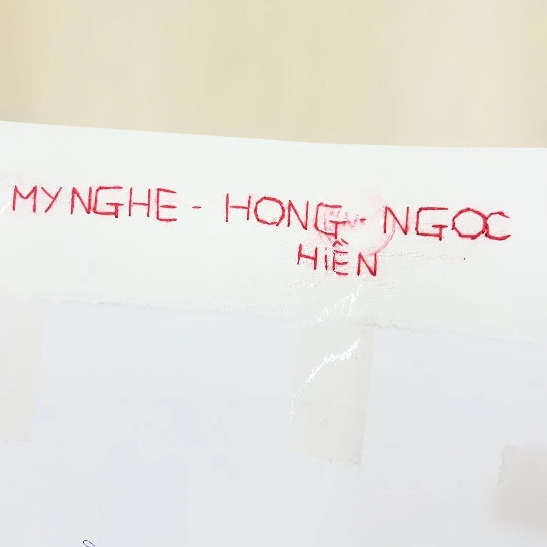 MYNGHE - HONG NGOC HIEN 絵画 自転車 ベトナム 手縫い