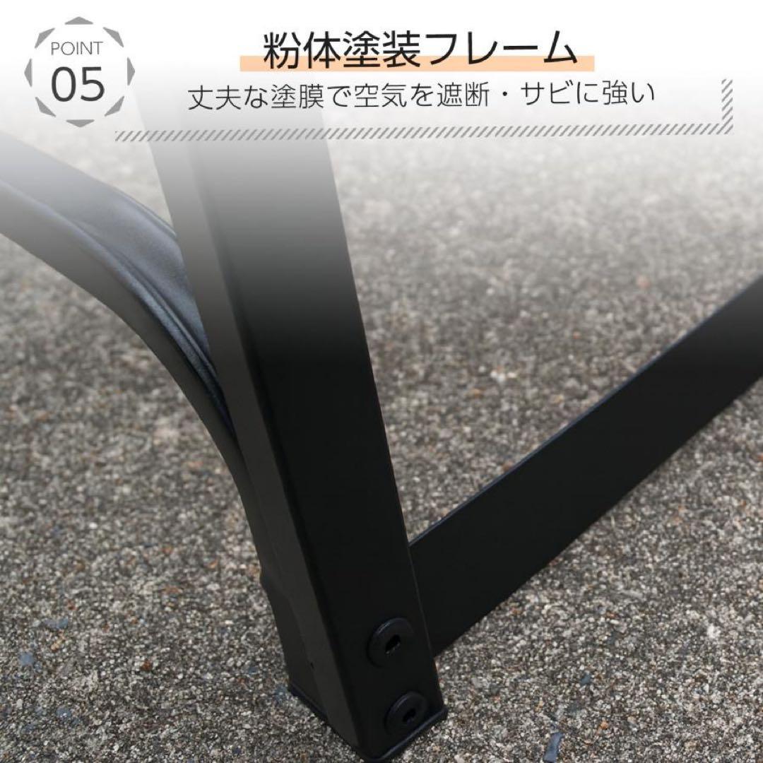 【新品】薪ラック 薪棚 薪ストッカー 通気性 安定 頑丈 ダブル 200cm