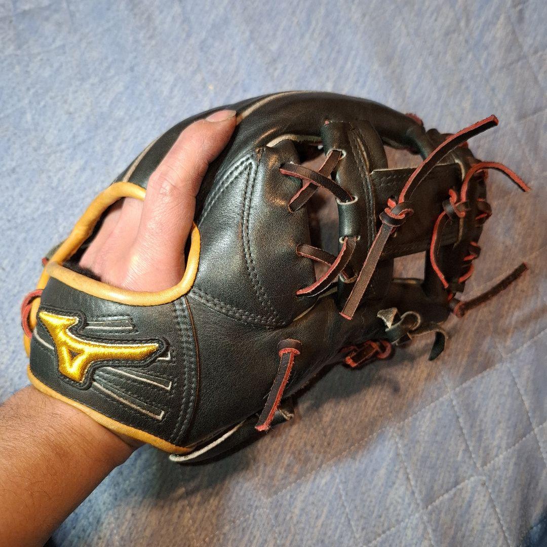軟式ミズノプロ内野手用Mブラック