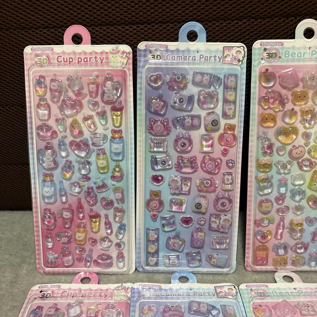 未使用　inamazy 3D ぷっくりシール　16枚セット　お得　シェア