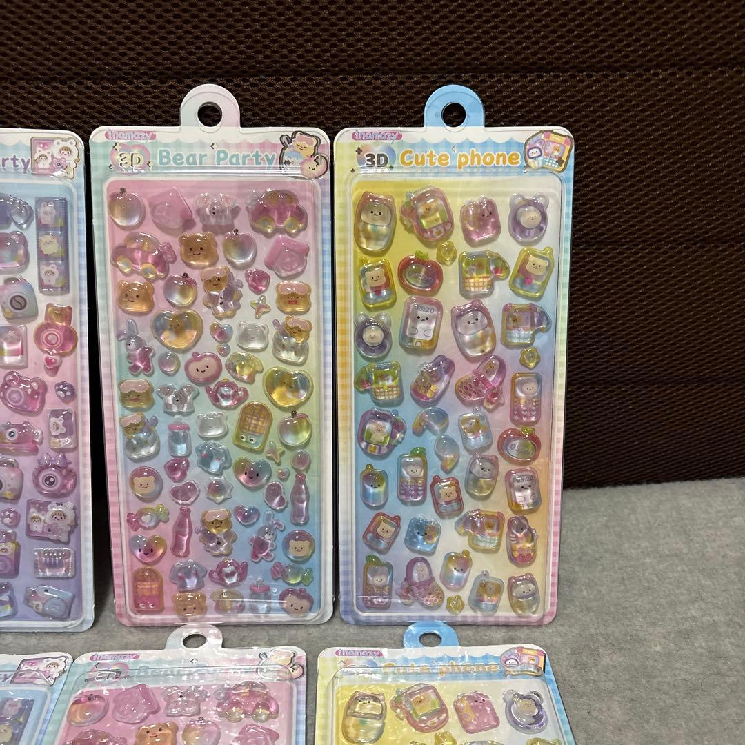 未使用　inamazy 3D ぷっくりシール　16枚セット　お得　シェア