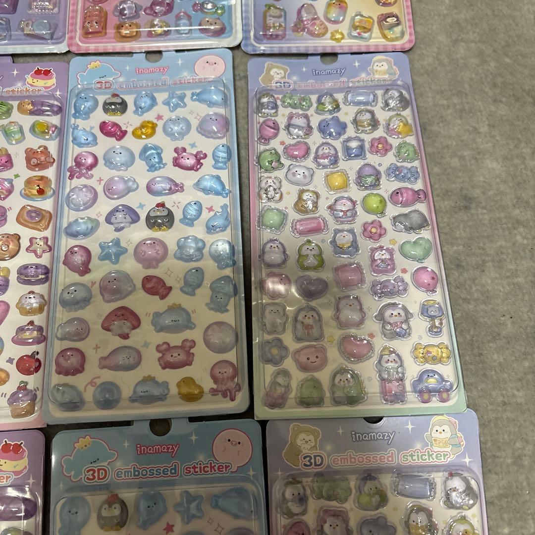 未使用　inamazy 3D ぷっくりシール　16枚セット　お得　シェア