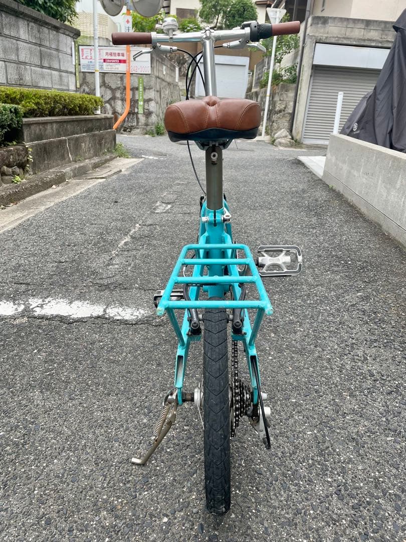 PEUGEOT 折りたたみ自転車 コリブリ 水色