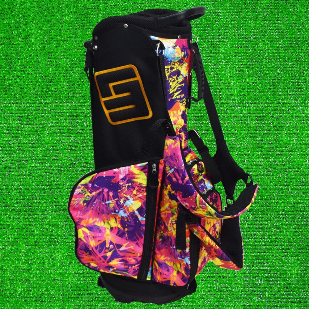 LOUDMOUTH/ラウドマウス/スタンド式 キャディーバック【ペイント柄】美品