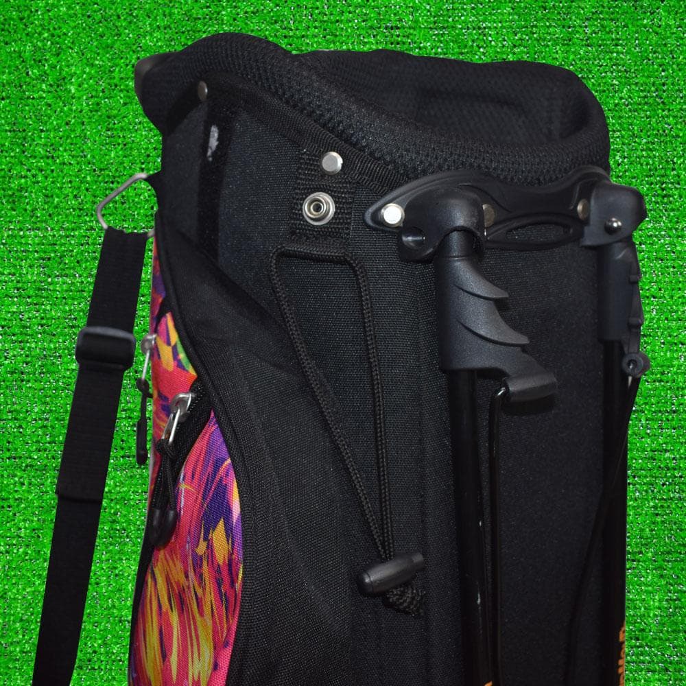 LOUDMOUTH/ラウドマウス/スタンド式 キャディーバック【ペイント柄】美品