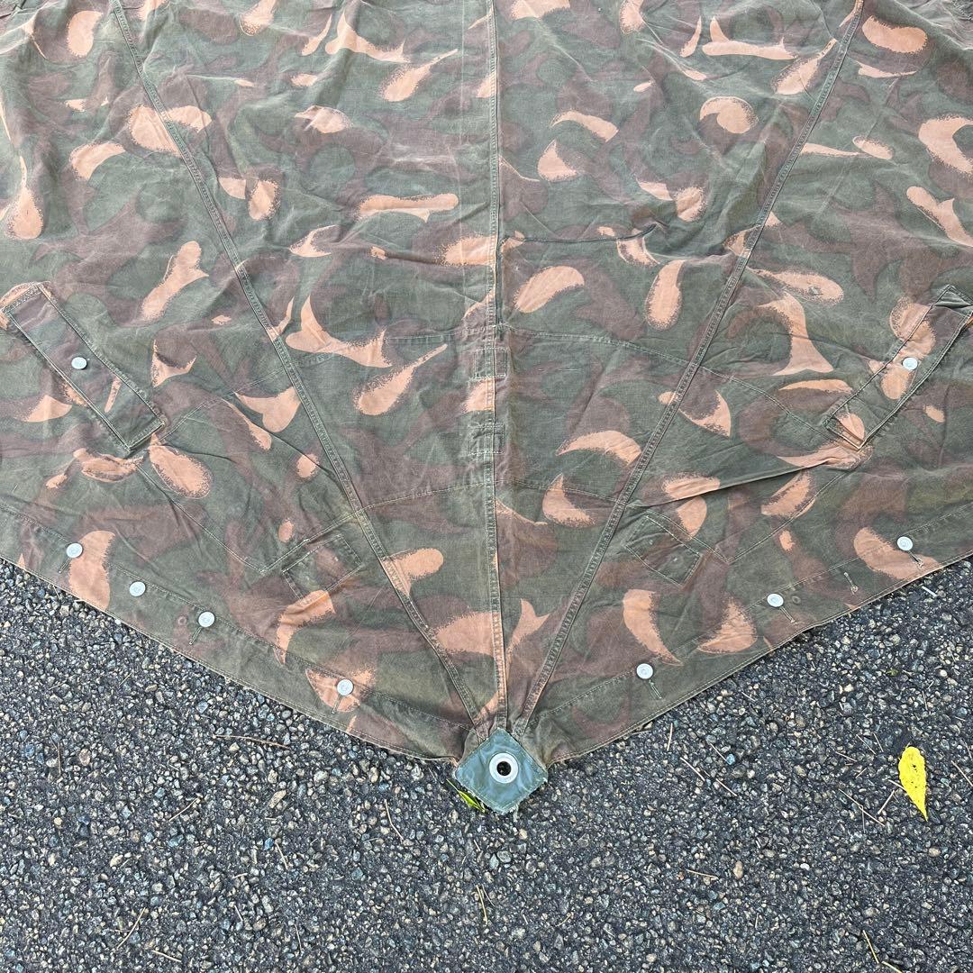 希少、入手困難！ハンガリー軍幕　ポンチョテント　2枚セット