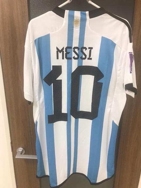 か*も様 Argentina Soccer Uniform Messi Size