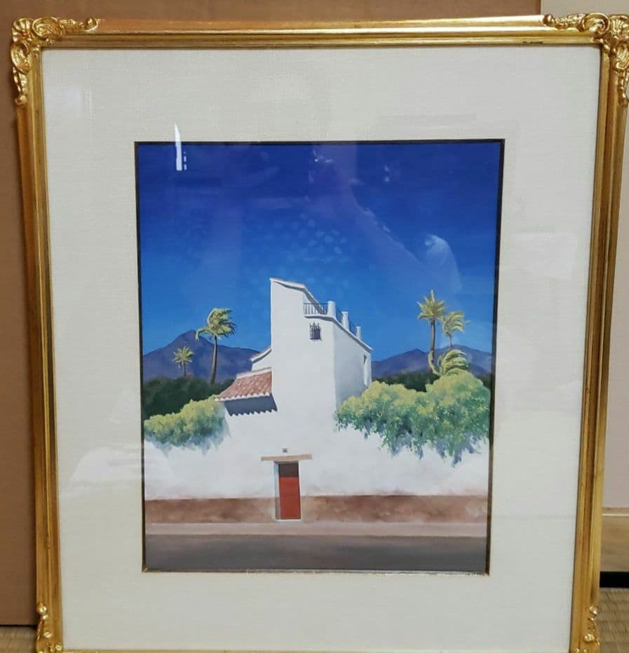 絵画　高田知之　午後の海風