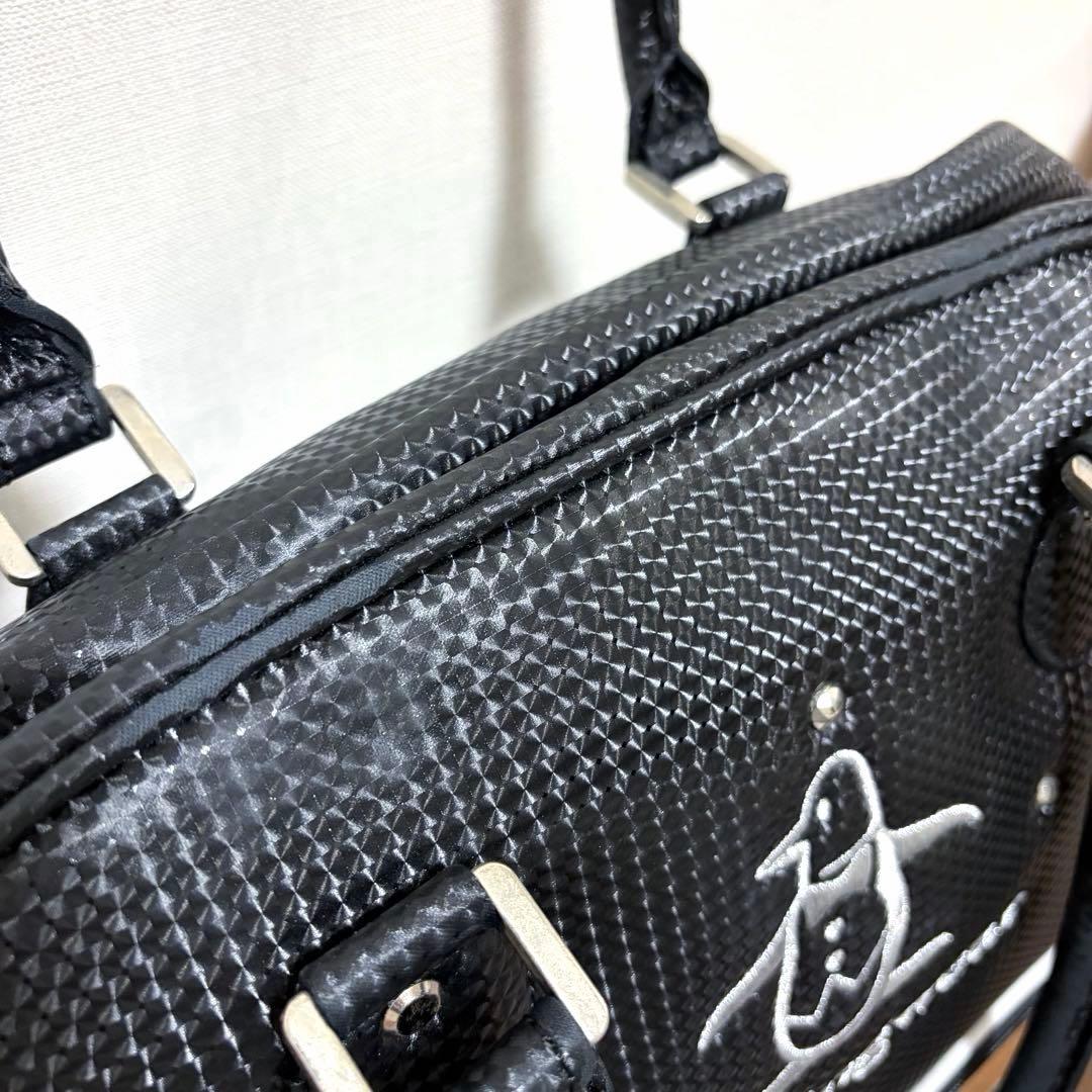 MUNSING WEAR マンシングウェア　ボストンバッグ　2層式　黒