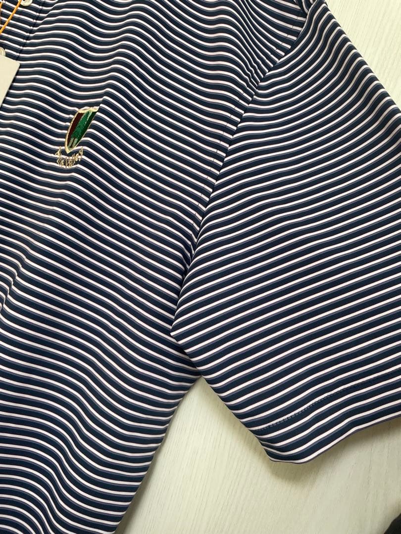 【新品タグ付】PETER MILLAR M 紺 ゴルフ UPF50