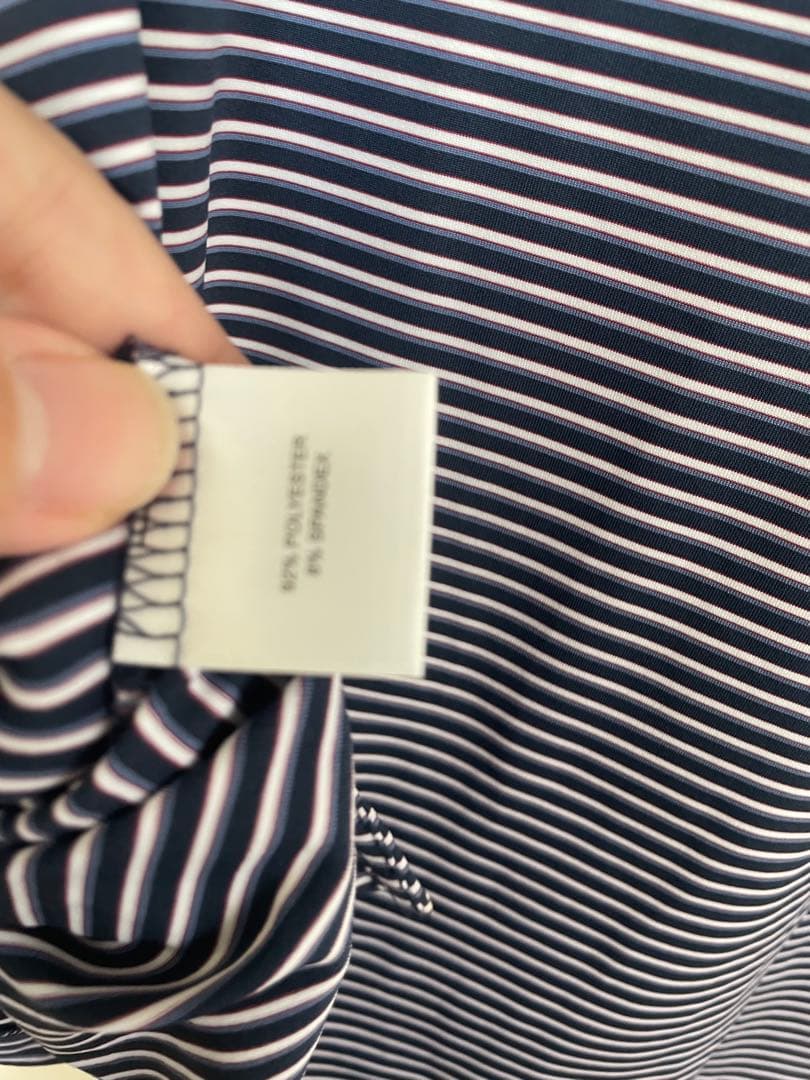 【新品タグ付】PETER MILLAR M 紺 ゴルフ UPF50