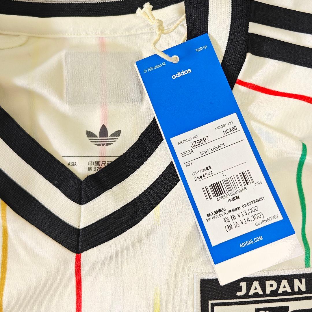 正規品 サッカー日本代表 2026 アウェイ 長袖ユニフォーム JZ9697 L