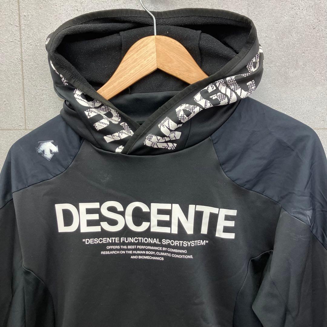 DESCENTE デサント ウォームアップウェア セットアップ 裏起毛 黒