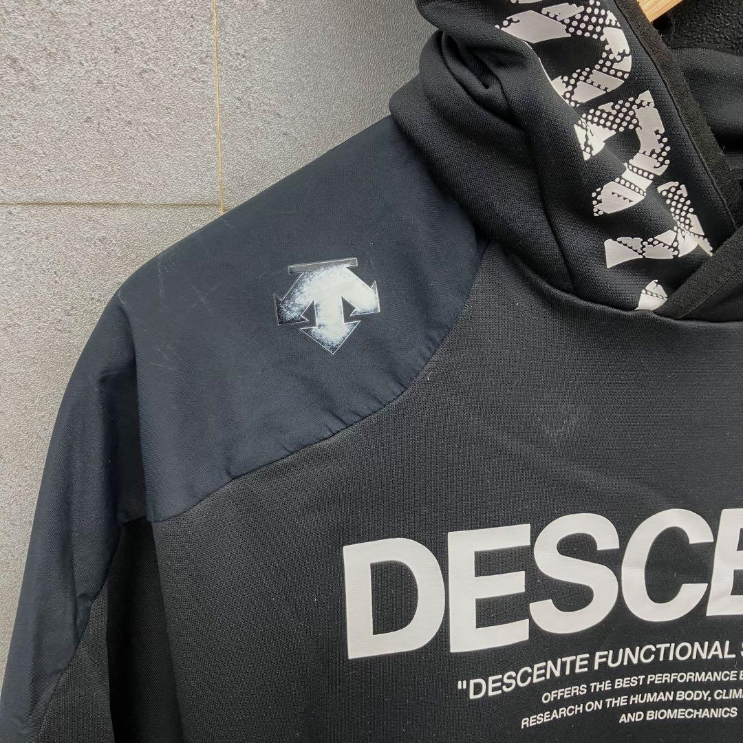 DESCENTE デサント ウォームアップウェア セットアップ 裏起毛 黒