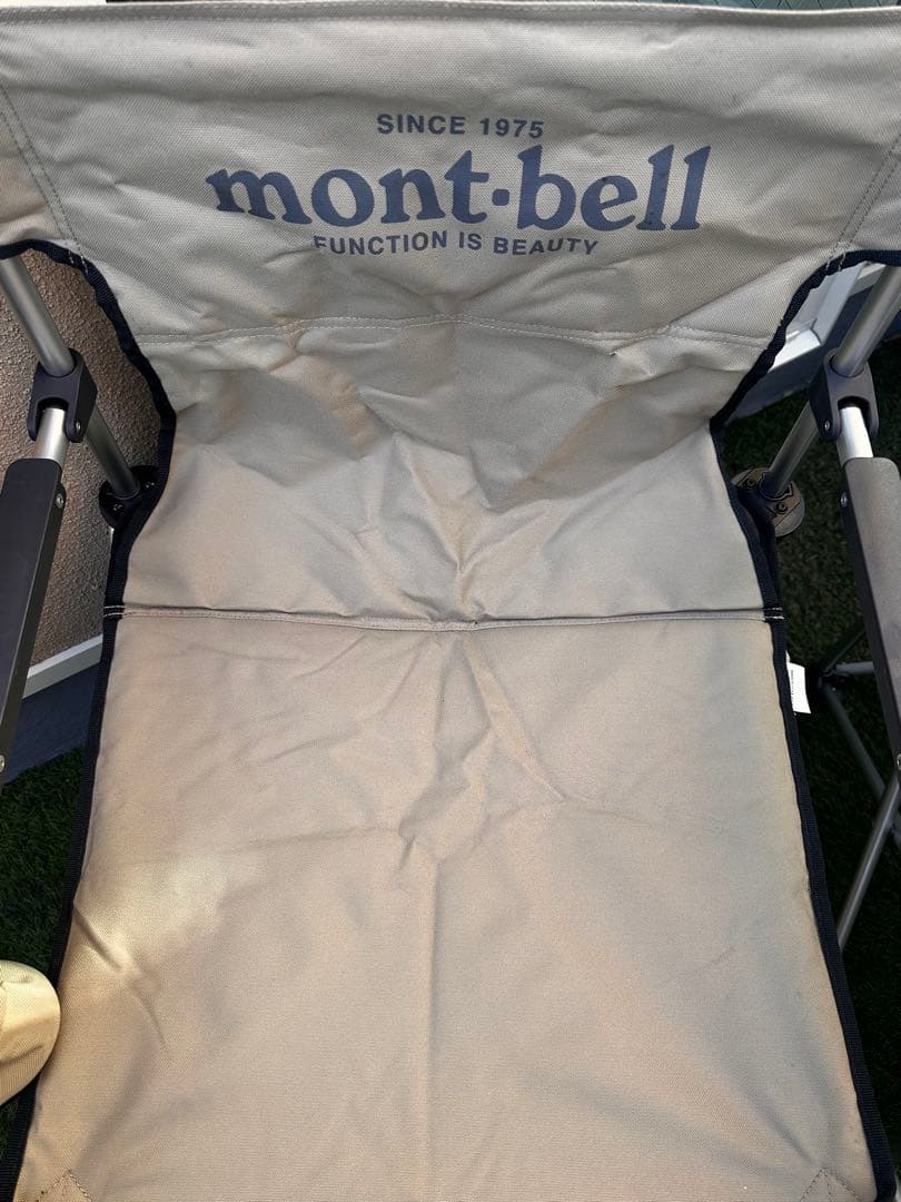 モンベルmont-bell ベースキャンプチェア2脚セット　アウトドア折りたたみ