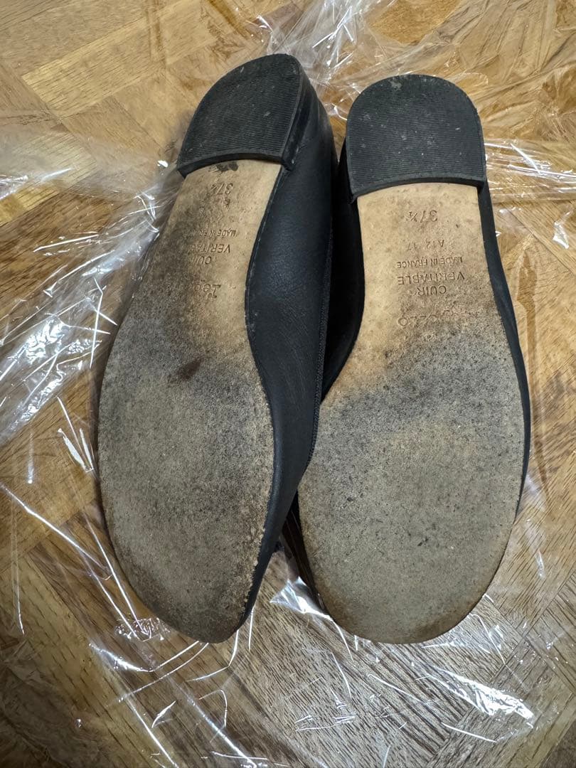 Repetto 黒 バレエシューズ