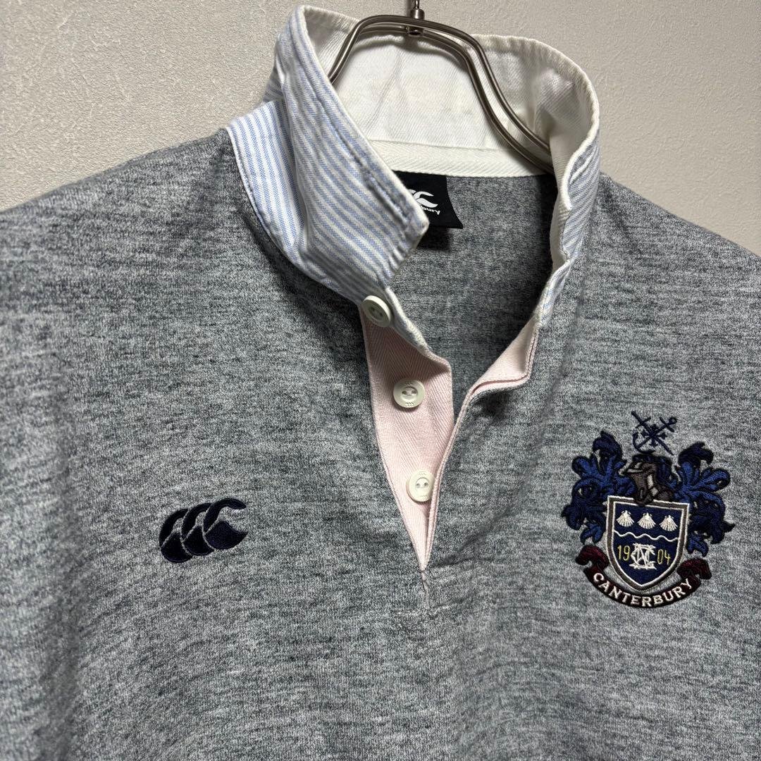 CANTERBURY カンタベリー ラガーシャツ長袖ポロシャツユニフォーム L