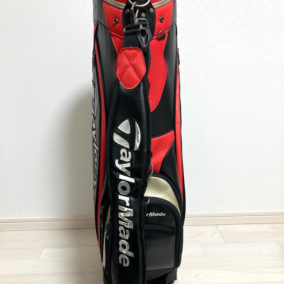 TaylorMade キャディバッグ 黒赤