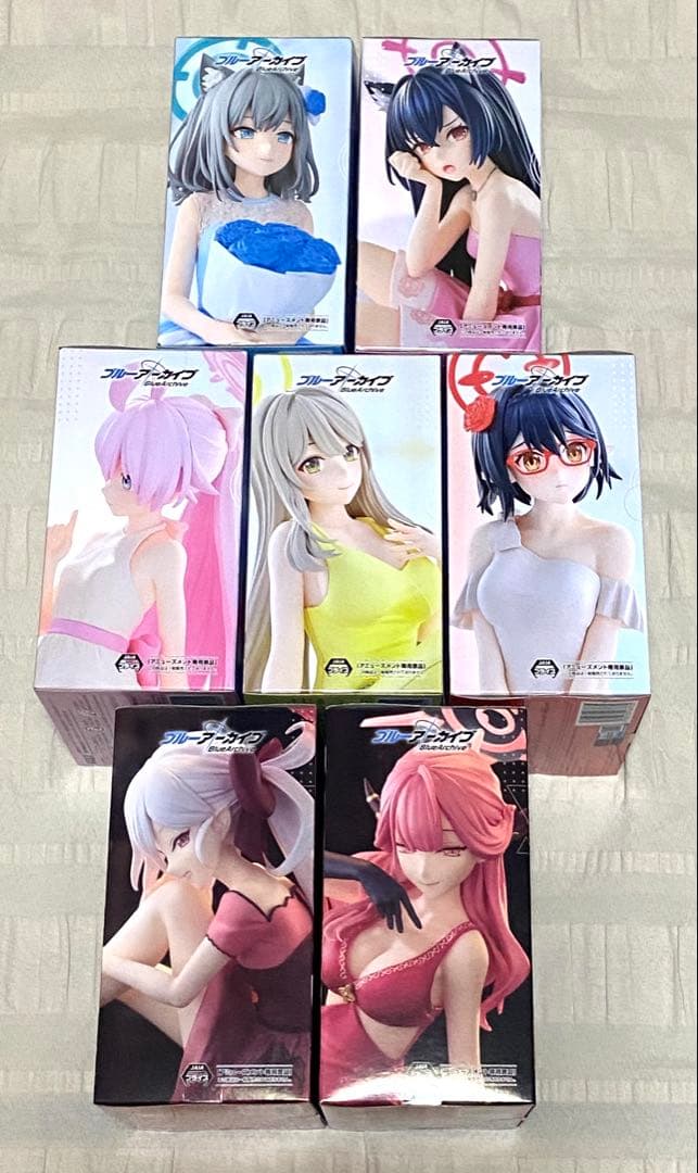 【ブルーアーカイブ】フィギュア ⑦個セット＆おまけトレカ付き