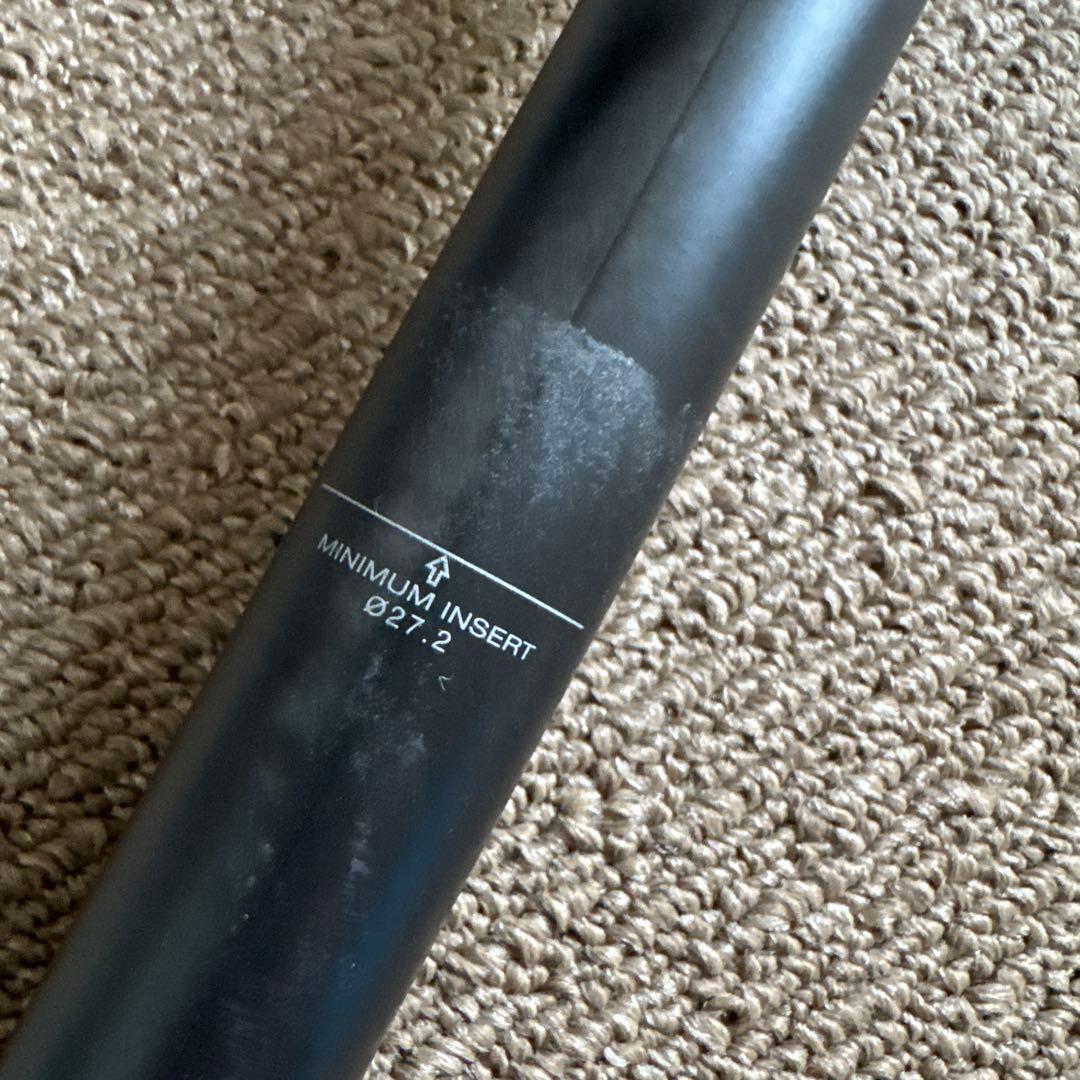 TNI シートポスト φ27.2mm 黒　LW168 300mm
