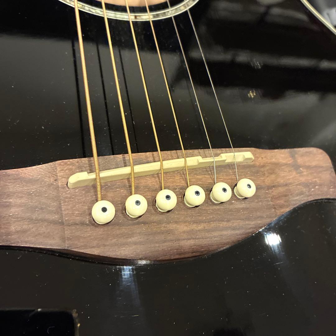 美品 Ibanez アイバニーズ エレアコ AEG10II 黒 ギター おまけ付