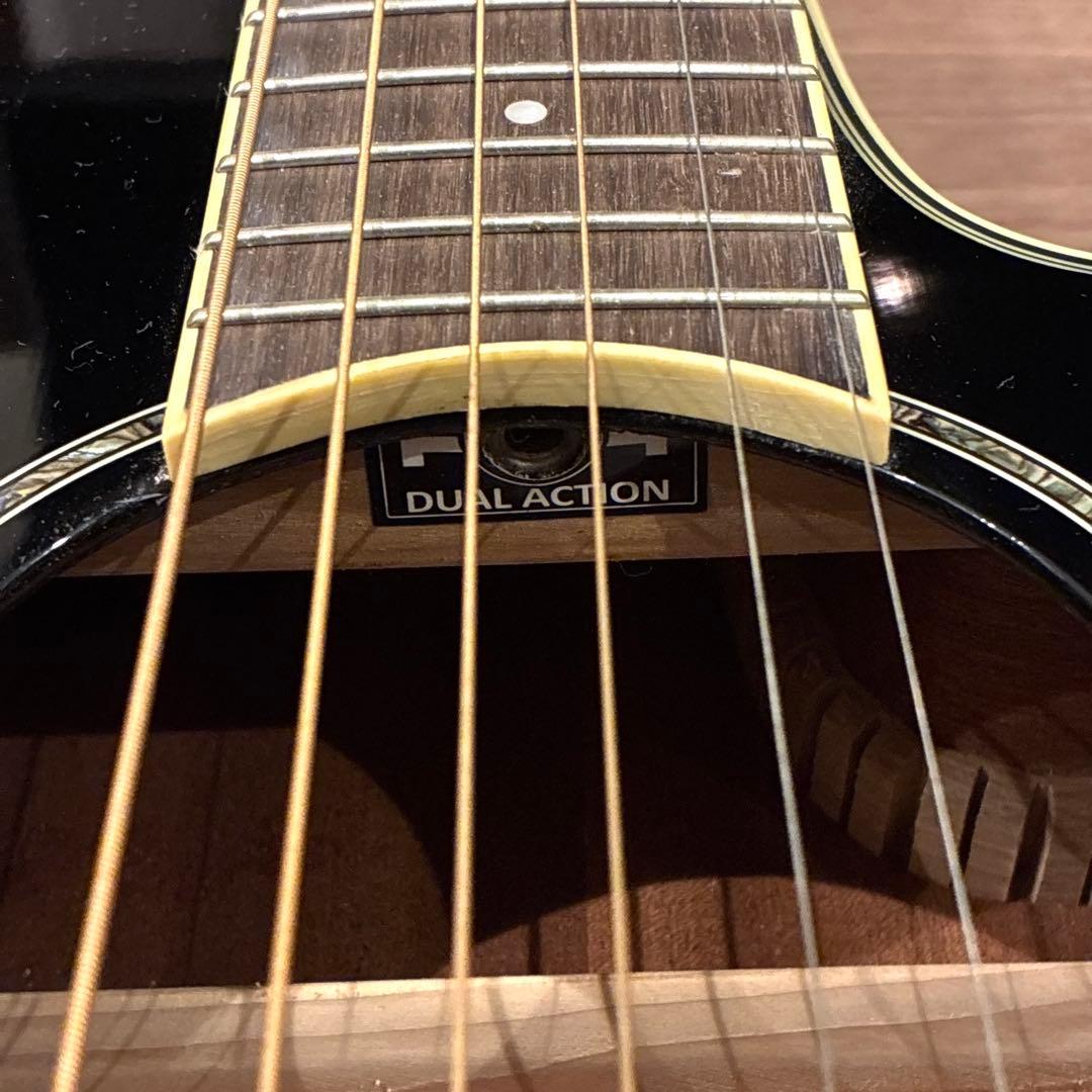 美品 Ibanez アイバニーズ エレアコ AEG10II 黒 ギター おまけ付