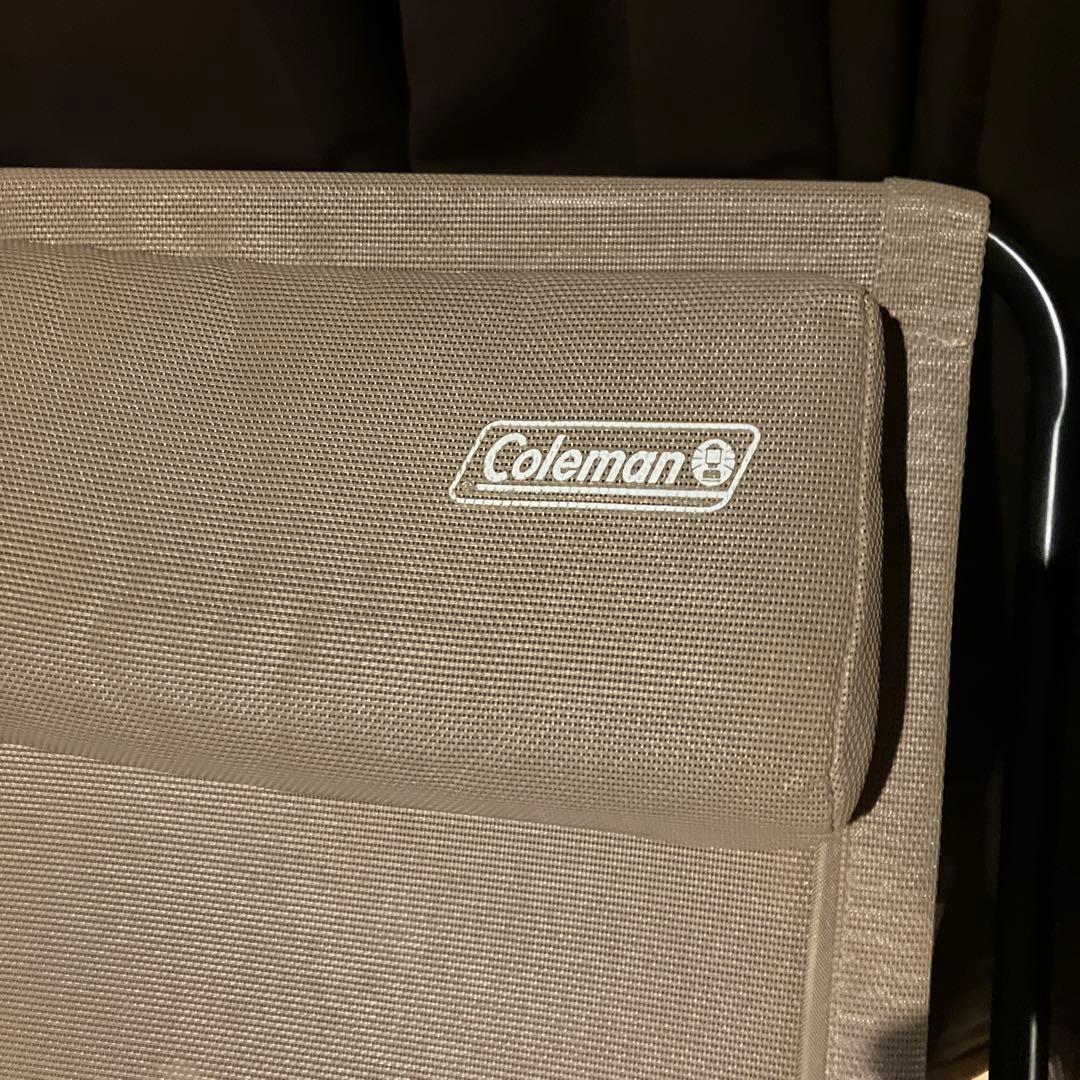 Colemanコールマンインフィニティ　リクライニングアウトドアチェア ベージュ