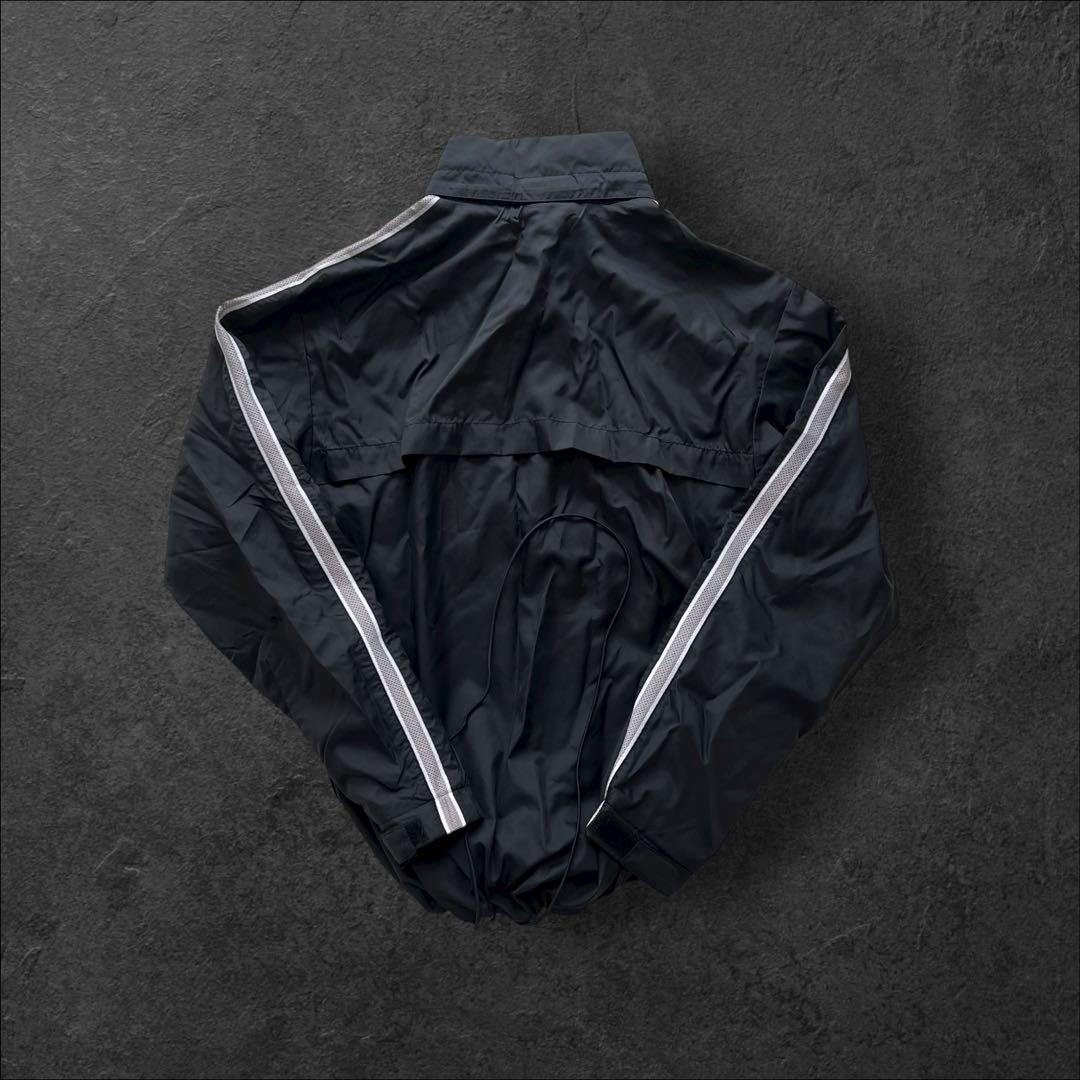00s nike arsenal ナイロンジャケット　ドローコード　M