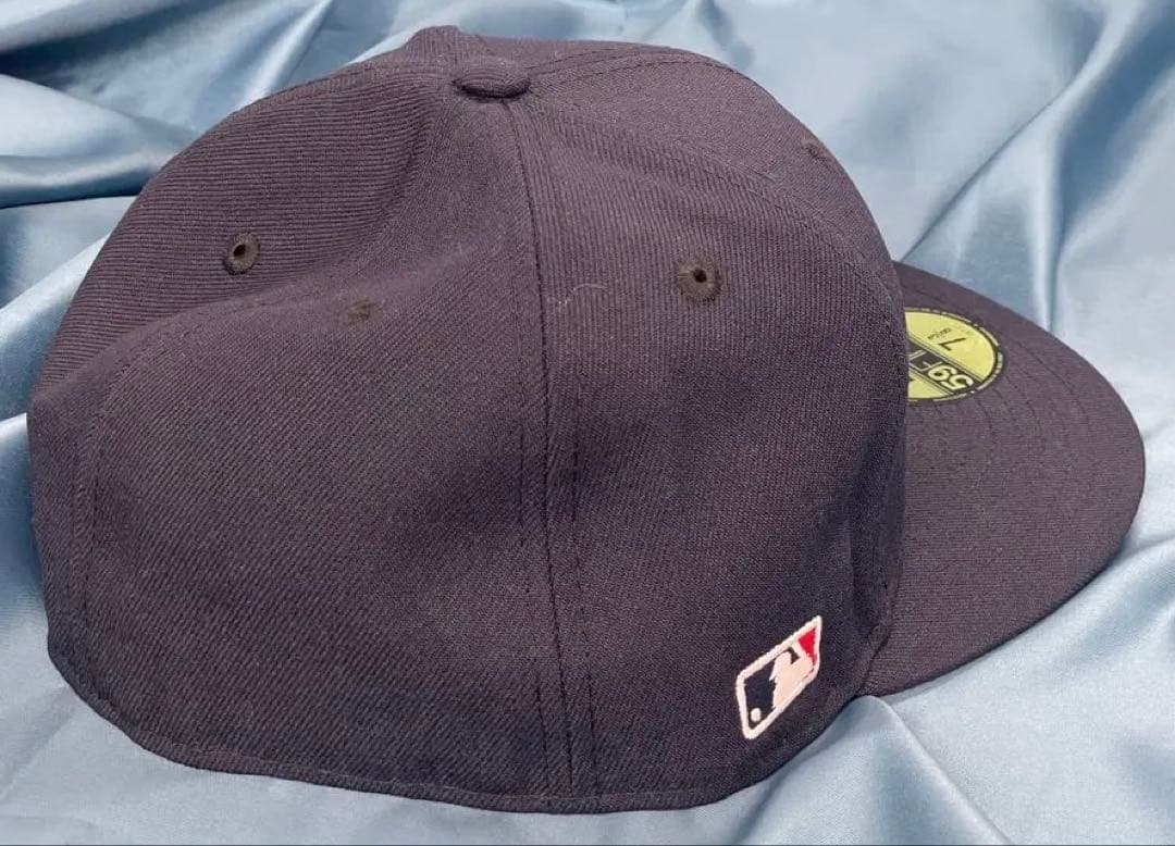 new era 59fifty ドジャース LA 逆ロゴ 7 3/8 ネイビー