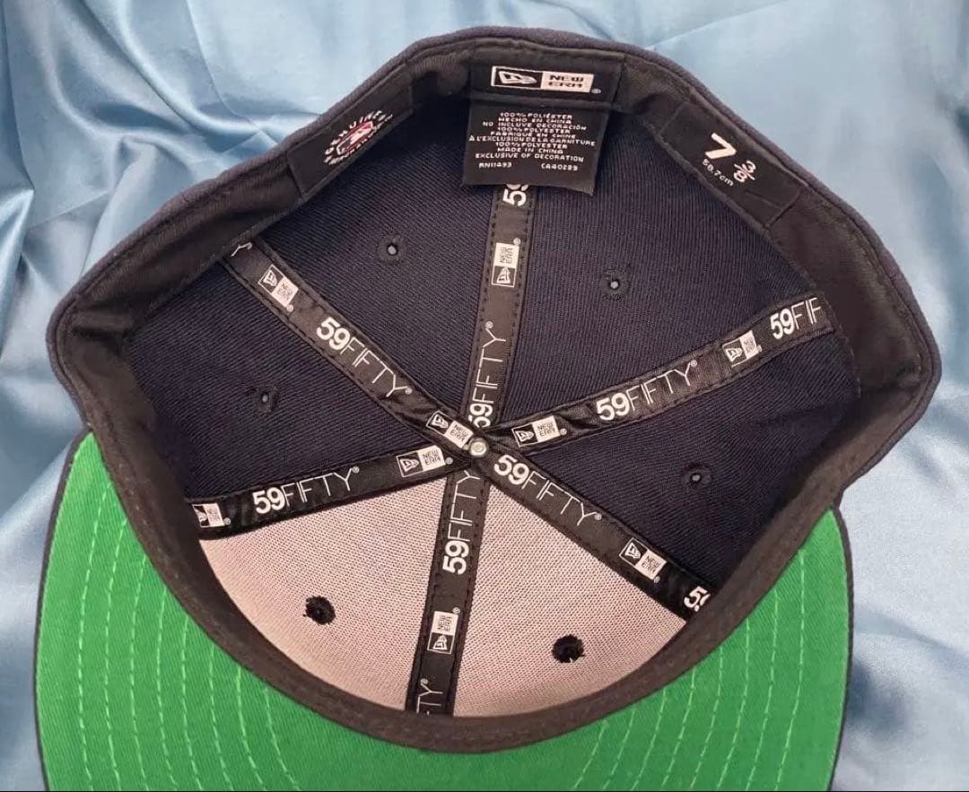 new era 59fifty ドジャース LA 逆ロゴ 7 3/8 ネイビー
